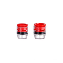 Factory custom wholesale red plastic end stop plastic seal connector for pipe